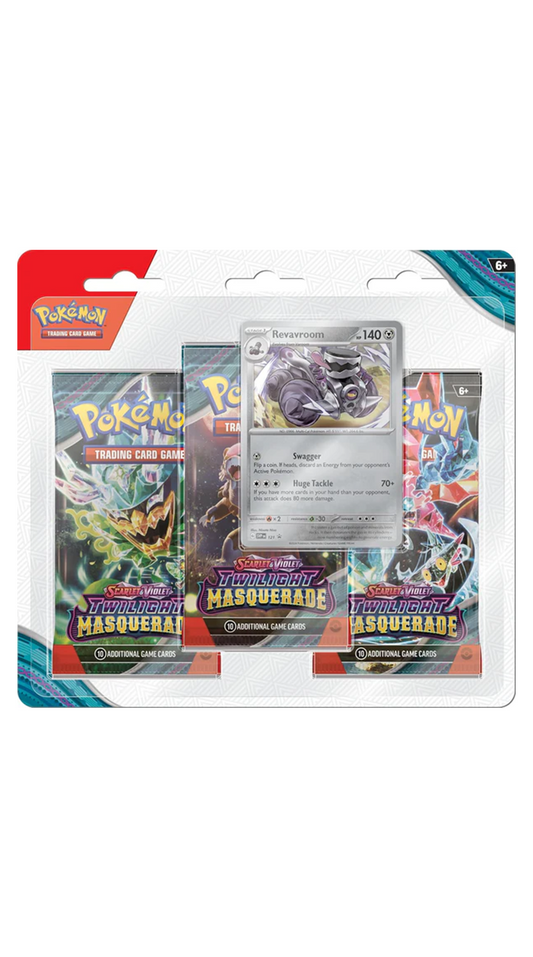 Pokémon TCG Scarlet & Violet Twilight Masquerade Three-Booster Blister