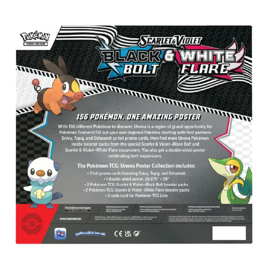 Pokémon Scarlet & Violet 10.5 Unova Poster Box English - TCGVault