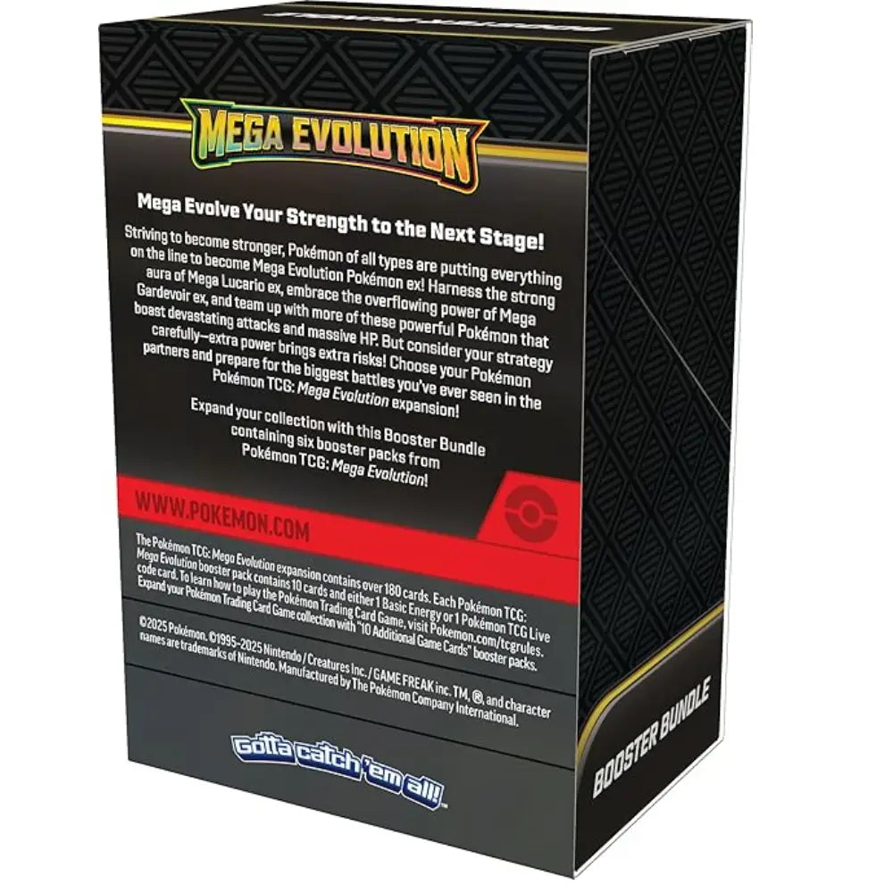 Pokémon TCG Mega Evolution Booster Bundle 6 Packs - TCGVault