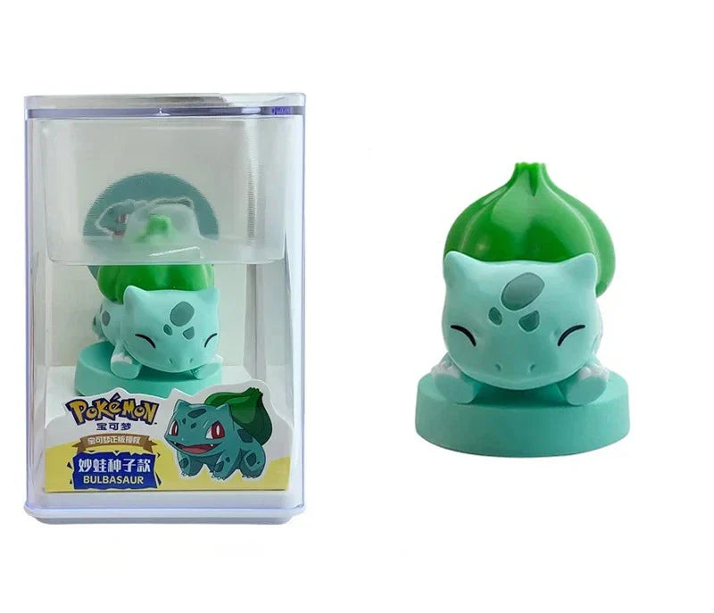 Pokémon Bulbasaur figure in acrylic display case kawaii anime collectible