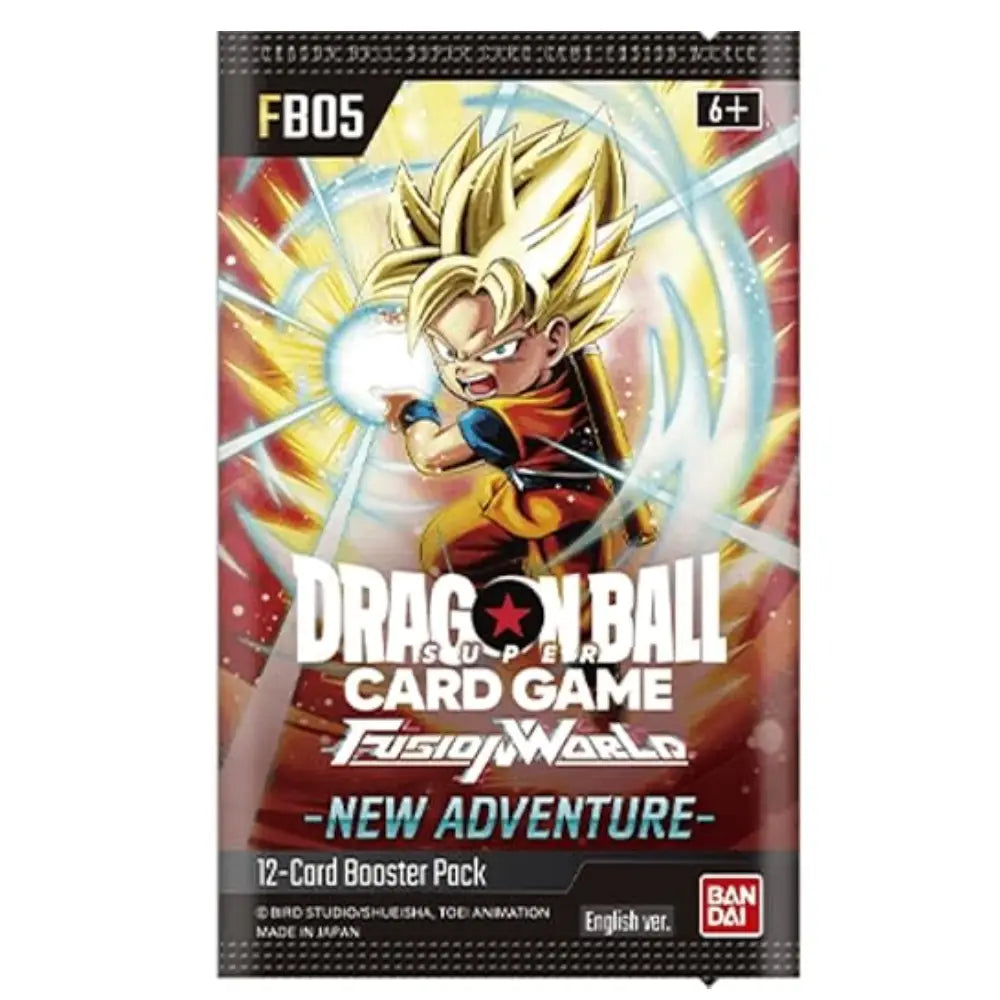 Dragon Ball Super Fusion World FB05 New Adventures Booster Pack English - TCGVault