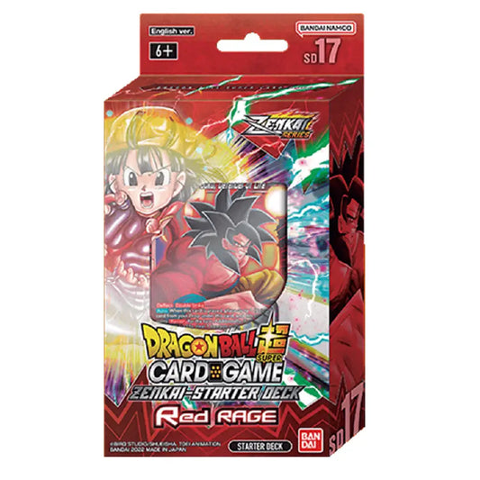 Dragon Ball Super Zenkai Series SD17 Red Rage Starter Deck - TCGVault