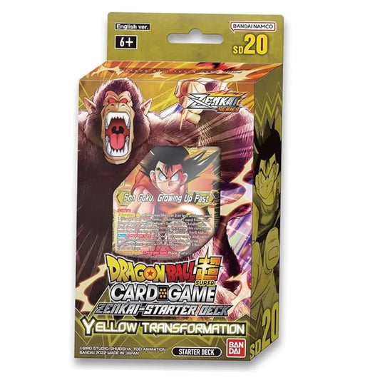 Dragon Ball Super Zenkai Series SD20 Yellow Transformation Starter Deck - TCGVault