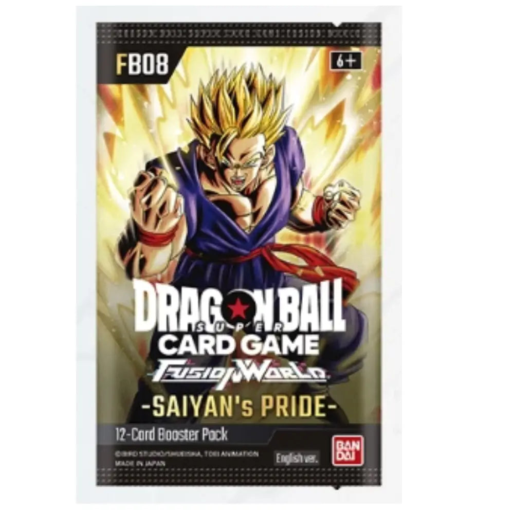 Dragon Ball Super Fusion World FB08 Saiyan’s Pride Booster Box English - TCGVault