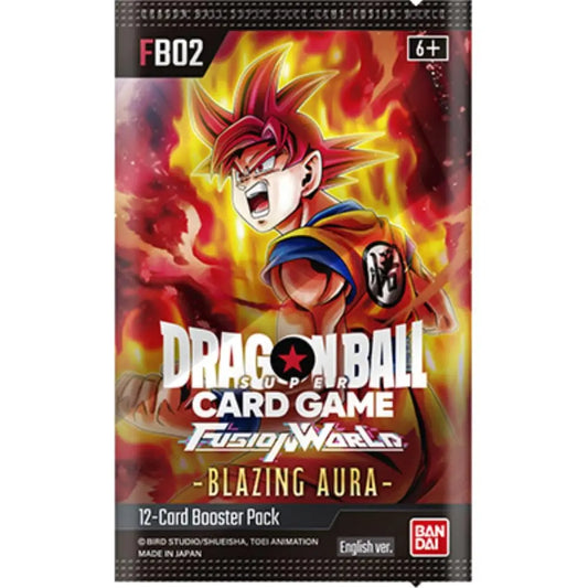 Dragon Ball Super TCG FB02 Blazing Aura booster pack Super Saiyan God Goku Bandai India