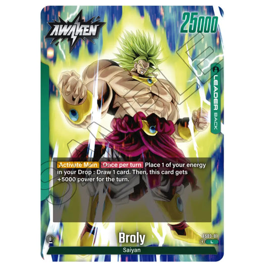 Dragon Ball Super Fusion World FS03 Broly Starter Deck English Version - TCGVault