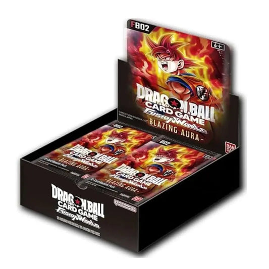 Dragon Ball Super Fusion World FB02 Blazing Aura Booster Box 24 Packs English - TCGVault