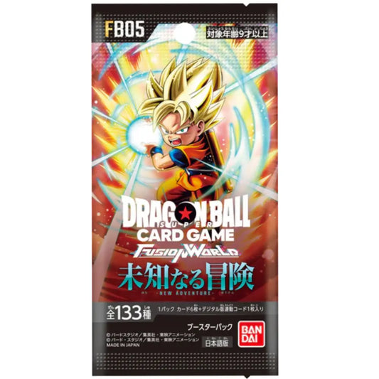 Dragon Ball Super Fusion World FB05 New Adventure Booster Pack Japanese - TCGVault