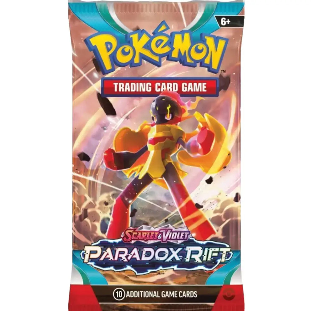 Pokemon TCG Scarlet & Violet Paradox Rift Booster Pack Iron Hands artwork English Version