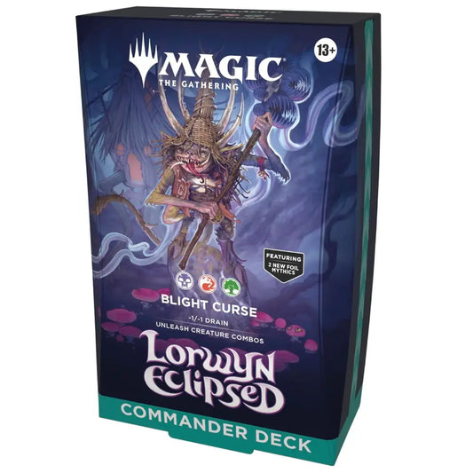 Magic The Gathering Lorwyn Eclipsed Commander Deck Blight Curse - TCGVault
