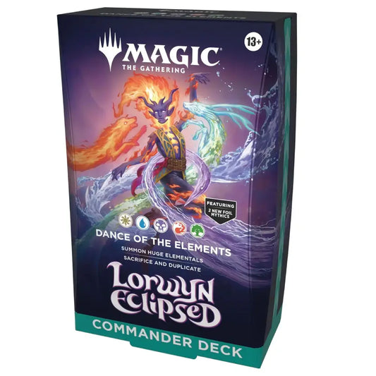 Magic The Gathering Lorwyn Eclipsed Commander Deck Dance of The Elements - TCGVault