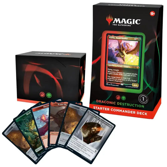 Magic The Gathering Starter Commander Deck Draconic Destruction Red Green - TCGVault