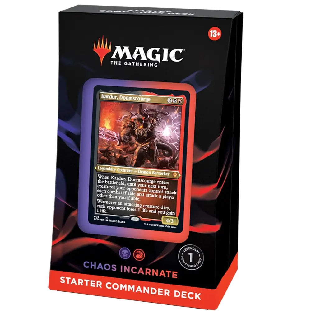 Magic The Gathering Starter Commander Deck Chaos Incarnate Black Red - TCGVault