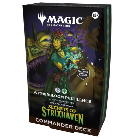 Magic The Gathering Strixhaven Commander Deck Witherbloom Pestilence - TCGVault