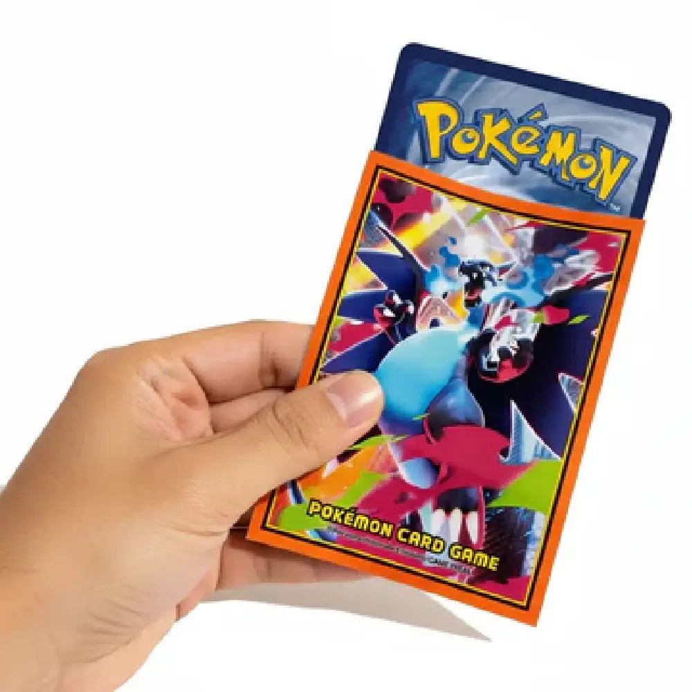 A group of individual Mega Charizard X premium Pokémon TCG deck shields showing the black and blue dragon design for standard sized cards.