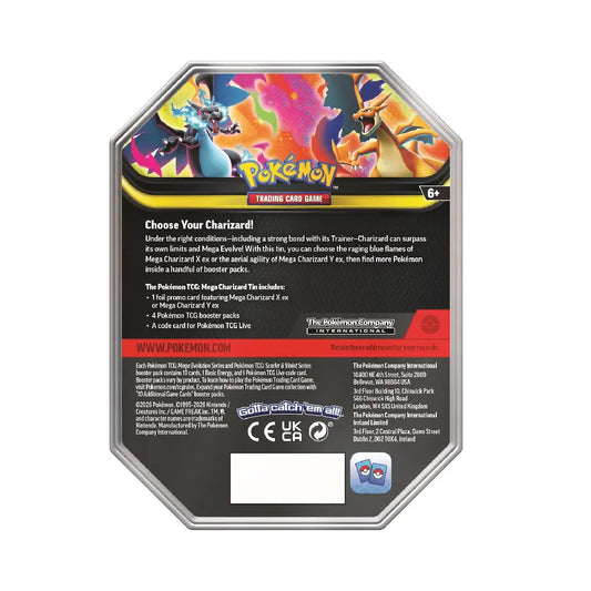 Pokémon TCG Mega Charizard ex Tin Collection Blue Edition | TCGCircle India