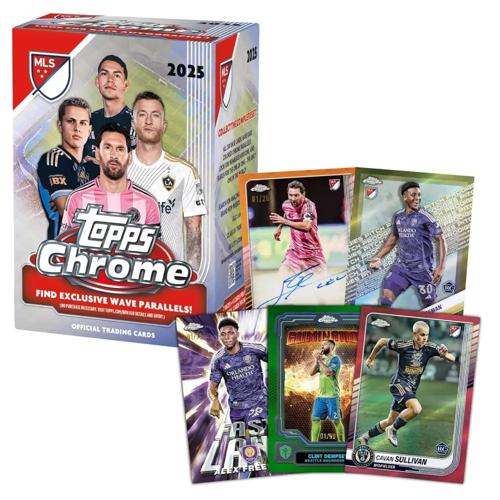 Topps Chrome MLS 2025 Factory Sealed Value Box | TCGCircle India