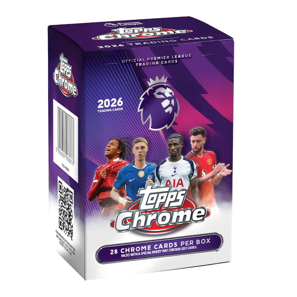 2026 Topps Chrome Premier League Soccer Value Box | TCGCircle India