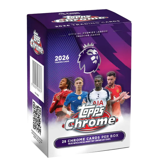 2026 Topps Chrome Premier League Soccer Value Box | TCGCircle India