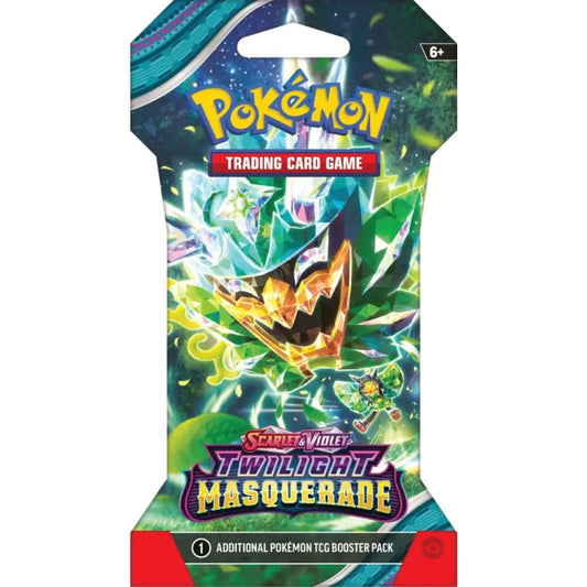 Pokemon TCG Scarlet & Violet Twilight Masquerade Booster Pack Ogerpon artwork English Version