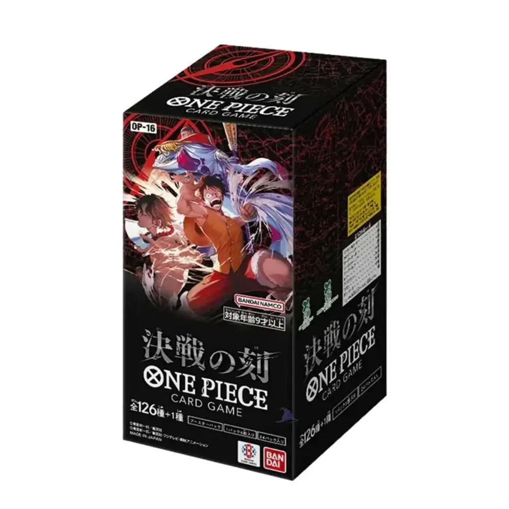 One Piece card game box with character illustration on a white background