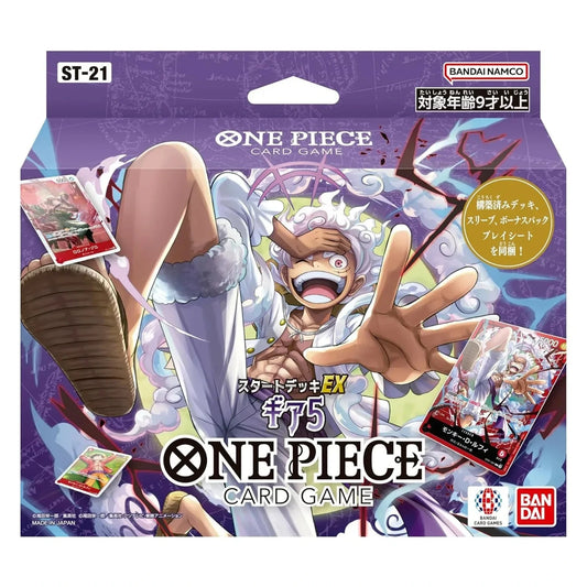 One Piece ST-21 EX Gear 5 Starter Deck Luffy Power Edition - TCGVault