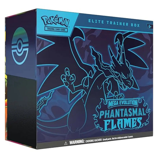 Pokémon TCG Mega Evolution Phantasmal Flames Elite Trainer Box - TCGVault
