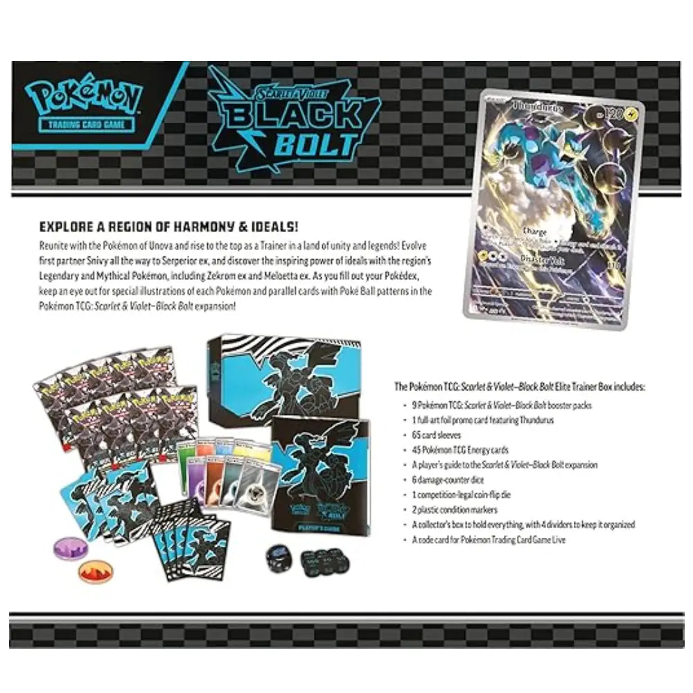 Pokémon Scarlet & Violet 10.5 Black Bolt ETB English - TCGVault