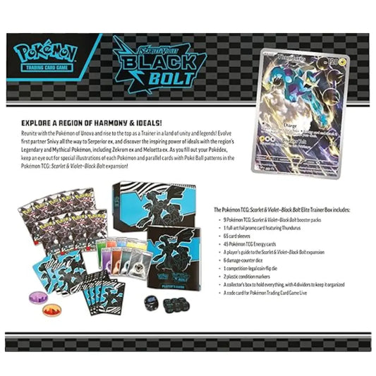 Pokémon Scarlet & Violet 10.5 Black Bolt ETB English - TCGVault