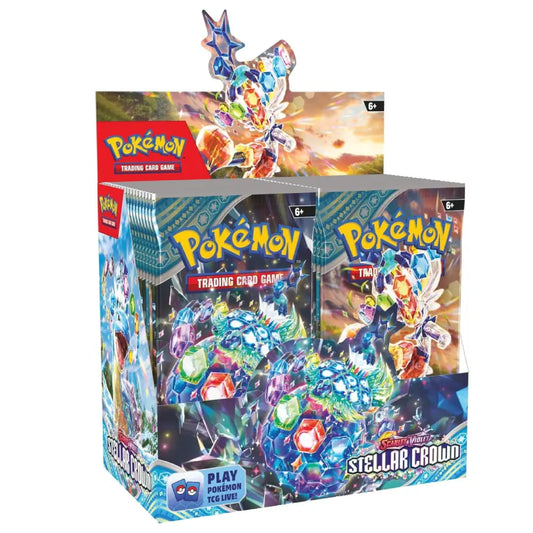 Pokémon Scarlet & Violet Stellar Crown Booster Box - TCGVault