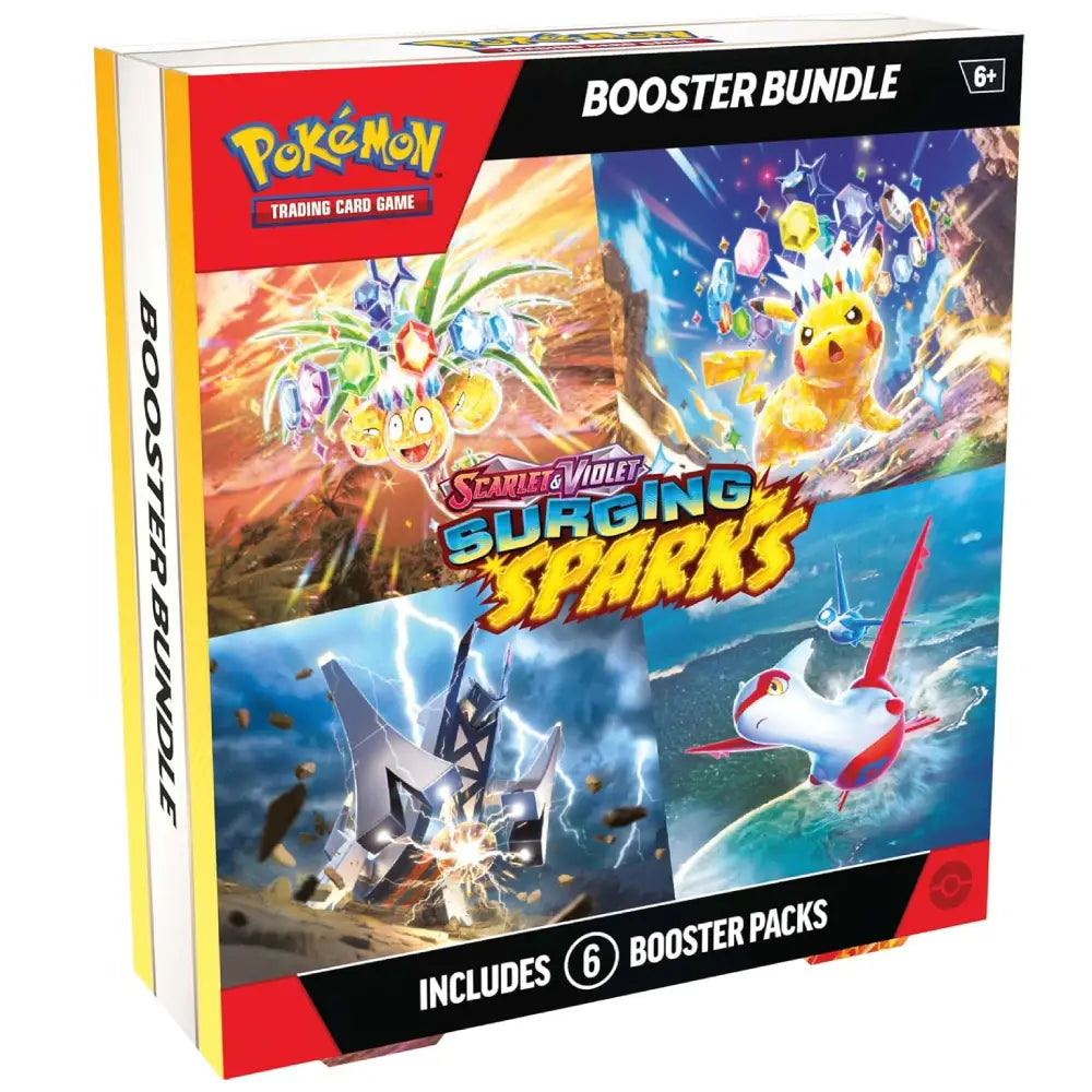Pokémon Scarlet & Violet Surging Sparks 6 Pack Bundle - TCGVault