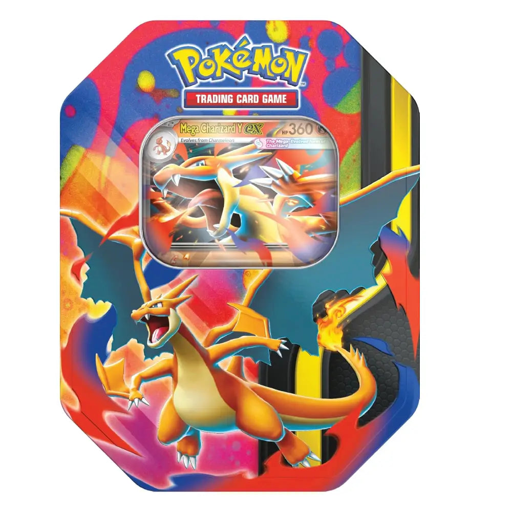 Pokémon trading card game packaging with Charizard illustration