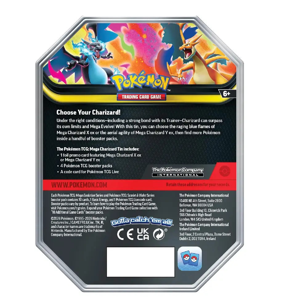 Pokémon trading card game packaging with colorful graphics and text.