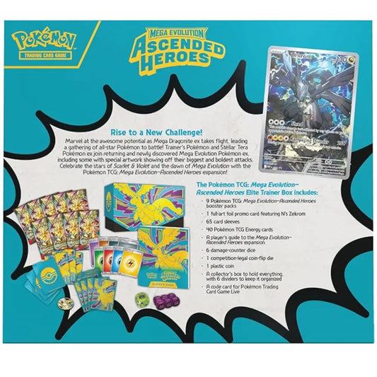 Pokémon TCG Mega Evolution Ascended Heroes Elite Trainer Box - TCGVault