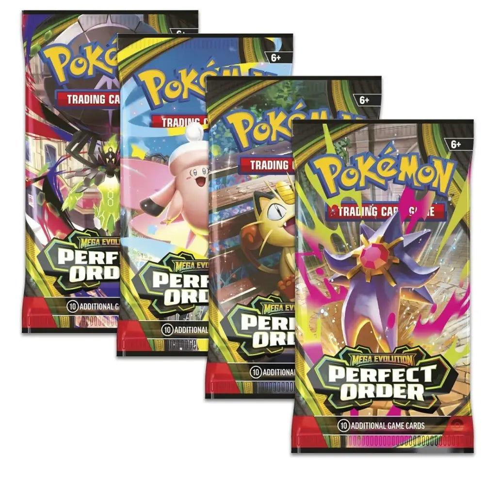 Pokémon TCG Mega Evolution Perfect Order Booster Bundle Japanese Cards Pack Sealed Trading Card Bundle - TCGVault