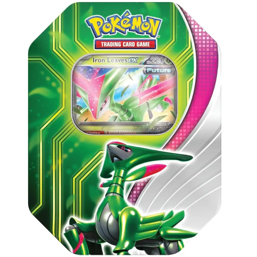 Pokémon TCG Paradox Clash Tin Iron Leaves ex - TCGVault