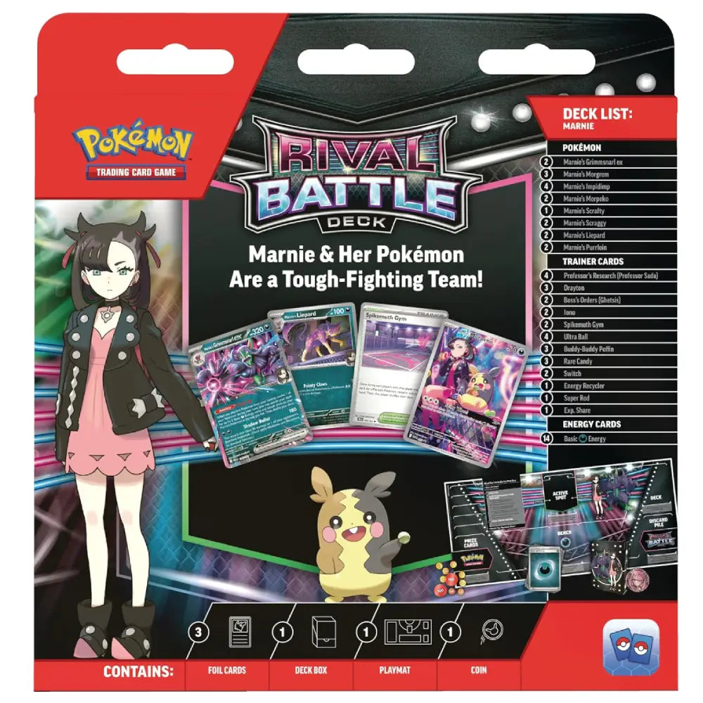Pokémon TCG Rival Battle Deck Marnie 60 Card Deck - TCGVault