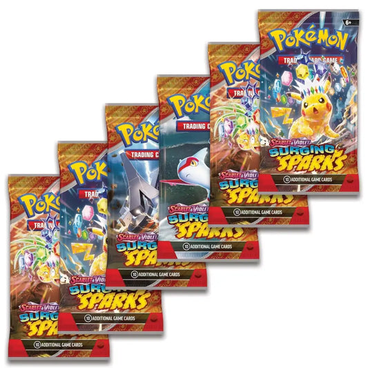 Pokémon TCG Surging Sparks Booster Pack Bundle - TCGVault
