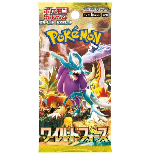 Pokémon TCG Wild Force SV5K Booster Pack Japanese - TCGVault