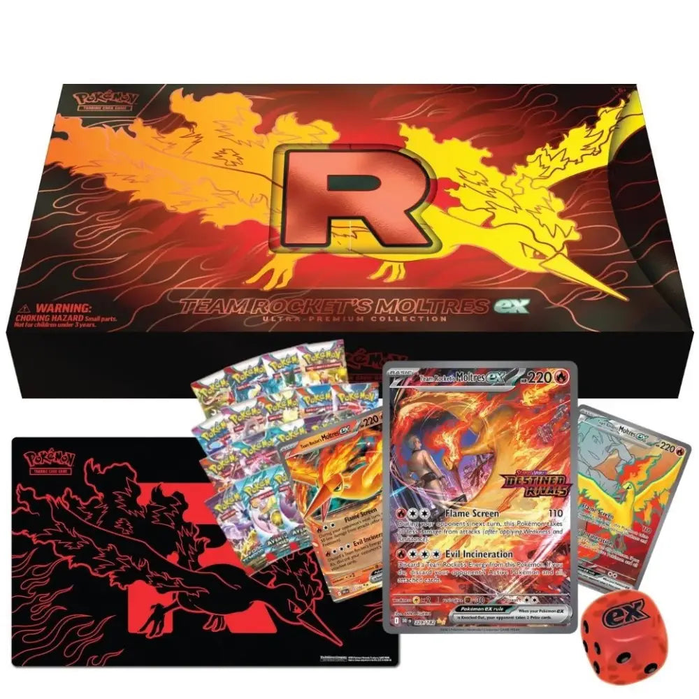Pokémon Team Rocket’s Moltres ex Ultra Premium Collection - TCGVault