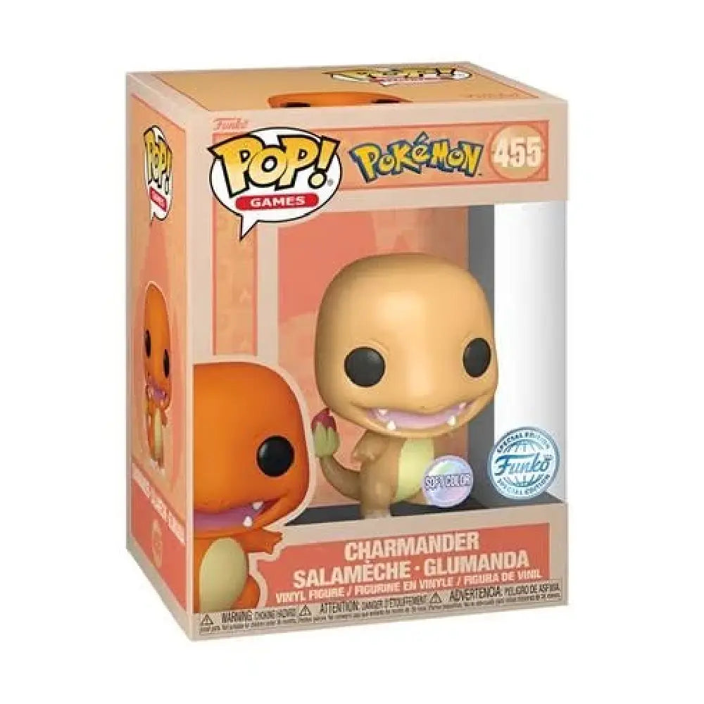 Charmander collectible figure, model number 455. 
