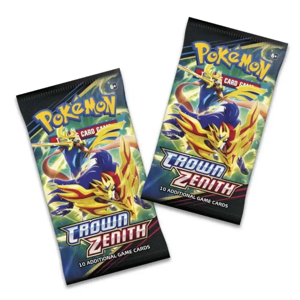 Pokemon Crown Zenith booster packs included in Leon Mini Tin sealed Pokemon TCG 10 card packs