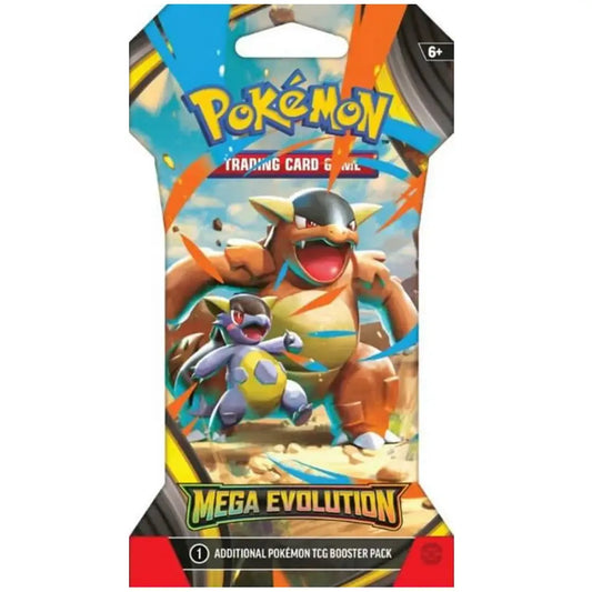 Pokémon trading card game booster pack with Mega Evolution theme
