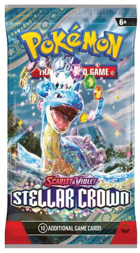 Pokemon Scarlet Violet Stellar Crown Booster Pack 10 Cards - PokeTCG