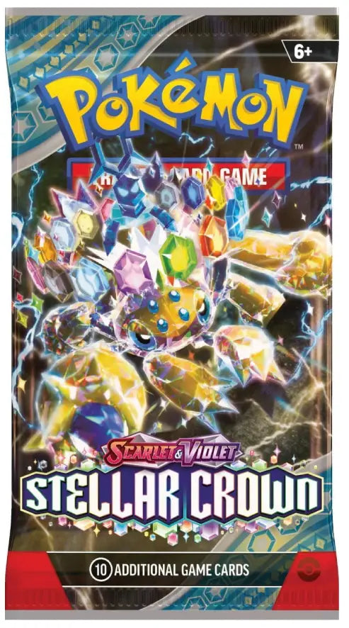 Pokemon Scarlet Violet Stellar Crown Booster Pack 10 Cards - PokeTCG