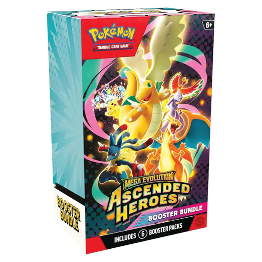 Pokemon TCG Mega Evolution Ascended Heroes Booster Bundle 6 Booster Packs - PokeTCG