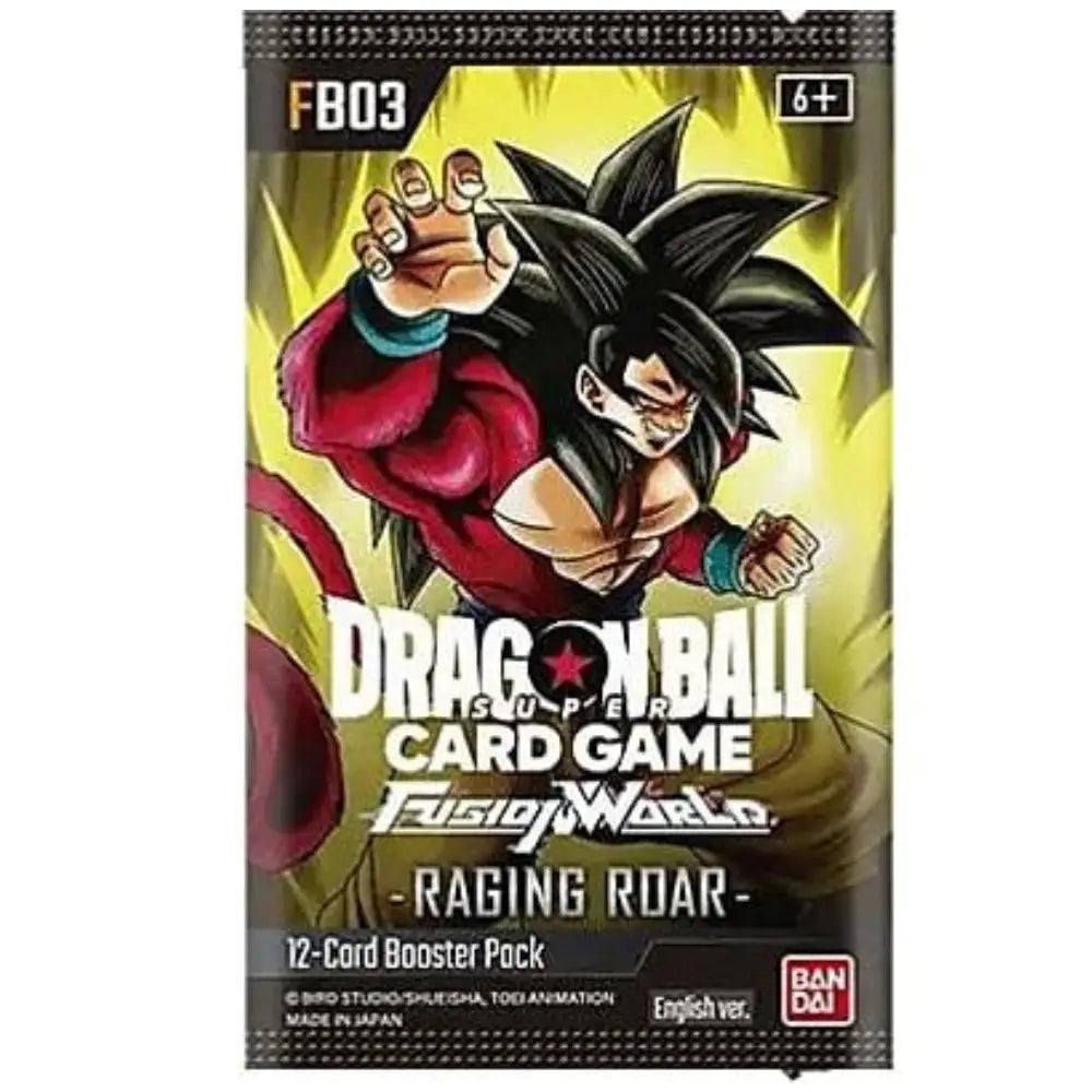 Dragon Ball Super Fusion World Raging Roar Booster Pack English Version - TCGVault