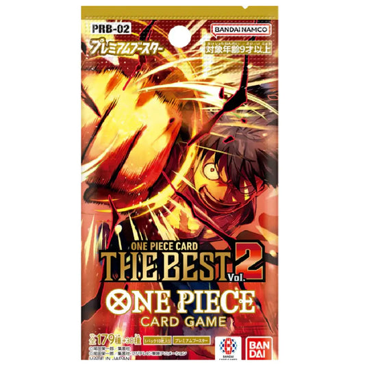 One Piece The Best PRB-02  Vol.2 Booster Pack Japanese Version - TCGVault