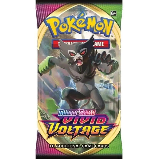 Pokemon TCG Sword & Shield Vivid Voltage Booster Pack Zarude artwork English Version
