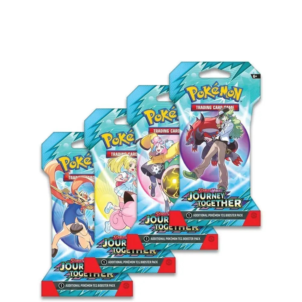 Pokemon TCG Scarlet & Violet Journey Together Booster Packs assorted pack artworks – English Version | TCGVault